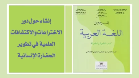 إنشاء حول دور الاختراعات والاكتشافات العلمية في تطوير الحضارة الإنسانية